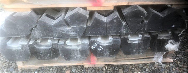 Lot Of (43) Unused Rubber Liners & Lifters For Hardinge Ball Mill)